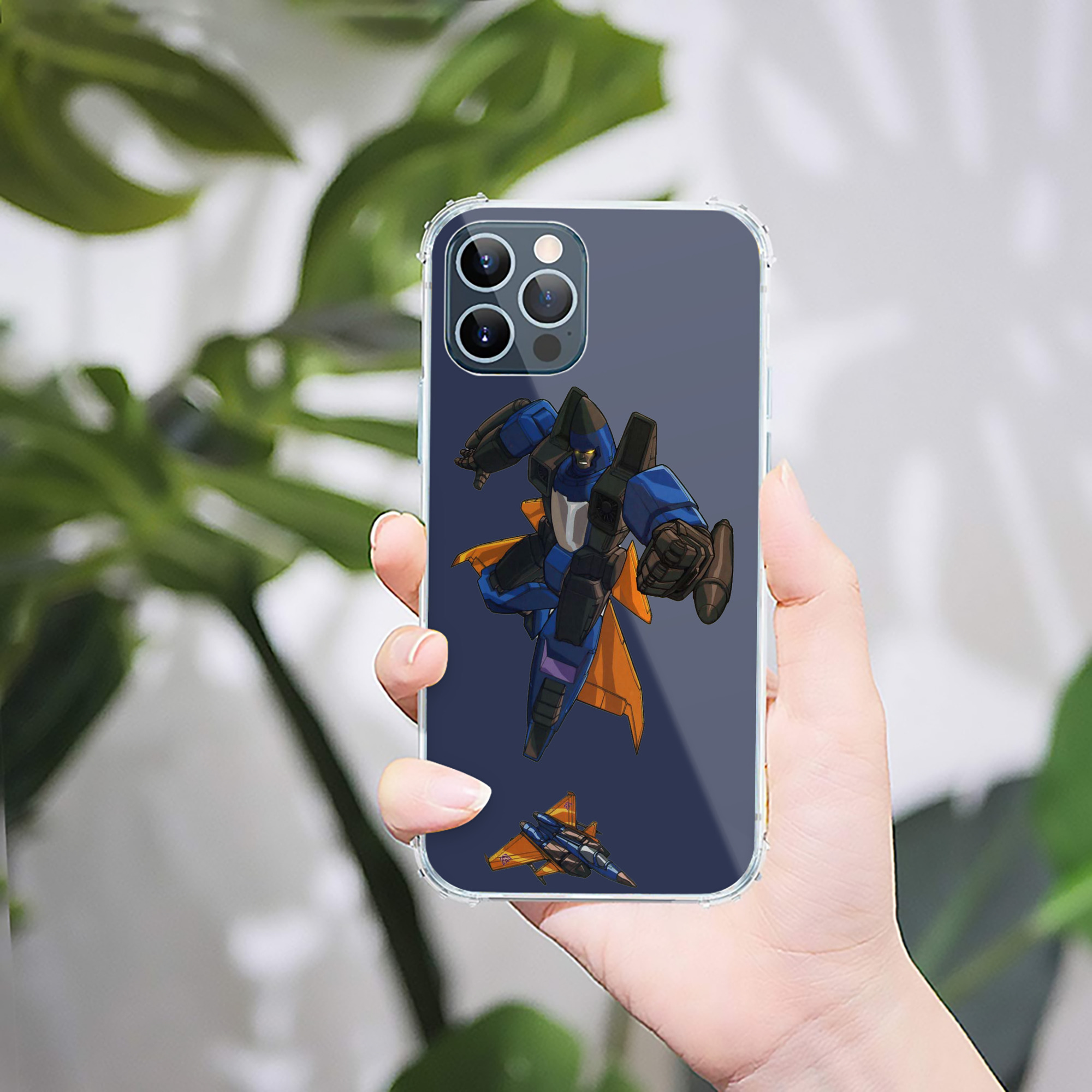 （画像用）  【iPhone 12シリーズ対応】透明スマホケース（クリアソフトケース）